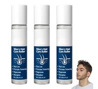 Sérum capillaire à bille pour homme, sérum nourrissant pour cheveux, fortifiant, apaisant, hydratant, formule naturelle pour des cheveux plus épais et plus forts, léger et non gras. (3pcs)