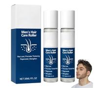 Sérum capillaire à bille pour homme, sérum nourrissant pour cheveux, fortifiant, apaisant, hydratant, formule naturelle pour des cheveux plus épais et plus forts, léger et non gras. (2pcs)