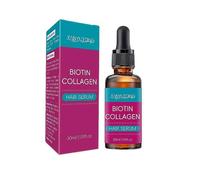 Serum Capillaire A La Biotine Et Au Collagene Pour La Croissance Des Cheveux, Serum Capillaire Au Collagene Et A L'eau De Graines De Riz Pour Renforcer Et Reparer Les Cheveux Secs Et Abimes, Nourrissa