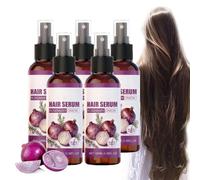 SéRum Capillaire à L'Oignon Et Au Romarin, Spray à L'Huile D'Oignon Rouge Pour La Pousse Des Cheveux, Spray D'Huile Capillaire Hydratante Pour Le Cuir Chevelu Et Les Cheveux SéRum Capillaire (5 PCS)