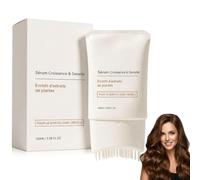 Serum Cheveux Avec Applicateur Peigne, Cheveux Sérum Croissance，1pc | Hair Serum Capillaire, Reduit La Casse, Formule Végétale, Non Gras, Pour Le Soin Du Cuir Chevelu, Volume Et Densité, 100ml