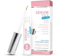 Sérum Cils Sans Hormone & Vegan 10 ml - Lash Serum Peptides, Hyaluron, Aloe Vera, Panthénol, Protéine de Blé - Soin Croissance Cils Sensibles, Fabriqué en Allemagne, MB Cosmetics, Pousse Cils