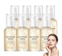 Sérum collagène profond aux peptides de soie, sérum aux peptides de cuivre pour le visage, sérums anti-âge coréens pour le visage au collagène et aux peptides, sérums hydratants coréens. (8PCS)