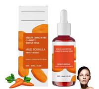 Sérum Concentré Bonne Mine Carotte,Huile De Carotte Serum Visage,Dark Spot Correcting Glow Serum,Anti-Pigmentation,éclaircit Les Taches Brunes,Reduce Taches De Rousseur,Soin De La Peau Coréen (1PC)