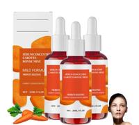Sérum Concentré Bonne Mine Carotte,Huile De Carotte Serum Visage,Dark Spot Correcting Glow Serum,Anti-Pigmentation,éclaircit Les Taches Brunes,Reduce Taches De Rousseur,Soin De La Peau Coréen (3PC)