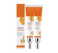 Sérum contour des yeux à la vitamine C, crème contour des yeux anti-cernes et anti-poches, anti-rides et anti-âge, éclaircissante, raffermissante et réparatrice pour le contour des yeux (2A)