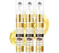 Sérum contour des yeux à l'acide hyaluronique et à l'extrait de caféine, sérum pour les cernes et les poches, crème anti-âge pour un regard plus jeune