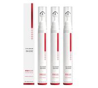 Sérum contour des yeux au rétinol et à la caféine avec rouleau de massage à 360° pour les cernes et les poches, améliore l'apparence des rides et ridules, illumine le regard (3pcs)