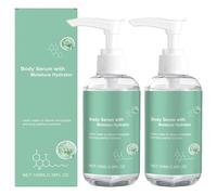 Sérum corporel apaisant pour peaux sèches, hydrate intensément, anti-âge et raffermissant, texture légère non grasse, absorption rapide, unifie le teint (2pcs)