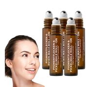 Sérum correcteur avancé anti-taches avec bille - Traitement anti-âge et taches solaires pour le visage et le corps, soin éclaircissant et unifiant, tous types de peau, 10ml (5 pièces)