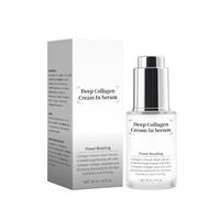 Sérum-crème collagène intense, sérum visage au collagène, réduit les rides et ridules, formule hydratante non collante à absorption rapide, améliore l'élasticité de la peau.