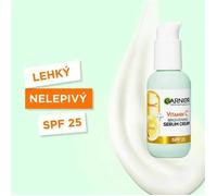 Sérum Crème Éclaircissant - Garnier - Skin Naturals - 50 Ml - 20% Vitamine C - Sans Parabène