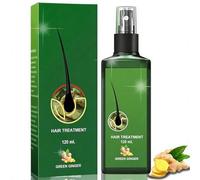 Sérum de Croissance Capillaire au Gingembre - Huile Essentielle pour le Traitement de la Chute des Cheveux - 120ML
