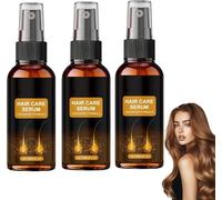 Sérum de croissance capillaire pour hommes et femmes, soin nourrissant et fortifiant du cuir chevelu, fortifie les racines, favorise la pousse, contrôle les frisottis, hydrate et soulage la sécheresse