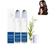 Sérum de croissance capillaire Traboto à base de romarin en roll-on, 25 ml x 2, sérum pour cuir chevelu bloquant, favorise la circulation d'oxygène, réduit la chute des cheveux, unisexe pour adultes