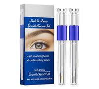 Sérum de croissance des cils - 12,8 x 5,5 x 1,9 cm | Lot de 2 liquides de croissance des sourcils et des cils | Sérum de beauté pour cils clairsemés, fins, faibles, sourcils et sourcils - Utilisation
