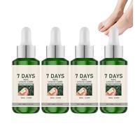 Sérum de croissance des ongles au gingembre, sérum réparateur et fortifiant pour ongles faibles et cassants, traitement extra fort pour les ongles des orteils en 7 jours, sérum anti-casse (4PCS)