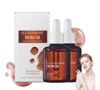 Sérum de glutathion, sérum de glutathion avec 20 000 ppm de glutathion, niacinamide et acide hyaluronique, soins de la peau coréen, améliore l'élasticité de la peau, revitalise le teint, hydrate en