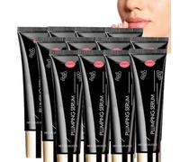 Serum de renforcement des lèvres,Hydrant Clear Lip Glossing Set - Améliore, répare et allége les lèvres noires,Serum hydratant anti-rides et anti-rides,Huile hydratante pour les sèches (12)