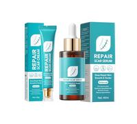 Sérum de réparation de cicatrices+Crème de réparation de cicatrice, essence de réparation, essence naturelle de cicatrice, soin de la peau doux, traitement de cicatrices de qualité supérieure