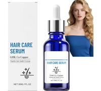 Sérum de soin capillaire avec peptides de cuivre GHK-Cu, peptides de cuivre pour soutenir la croissance des cheveux, sérum fortifiant pour cheveux secs et abîmés, cuir chevelu nourrissant,1Pcs