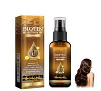 Sérum de soin capillaire en spray 30 ml, sérum de croissance des cheveux, biotine soin du cuir chevelu pour des cheveux plus volumineux et plus forts, extraits de plantes naturels, soin pour cheveux