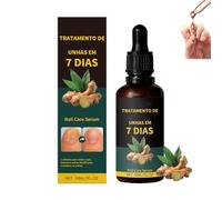 SéRum De Soin Des Ongles 7 Jours, Croissance Au Gingembre Et Aux Huiles Naturelles, SéRum De Croissance Des Ongles Infusé Au Gingembre Et Huile De Soin Des Cuticules, Durcisseur Extra Fort (1 PCS)