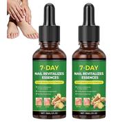 Sérum de soin des ongles au gingembre et soin quotidien des ongles des orteils, traitement des ongles en 7 jours pour des ongles visiblement améliorés, fortifiant pour ongles abîmés et fragiles (2PCS)