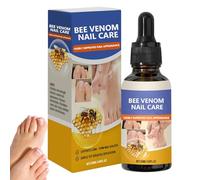 Sérum de soin pour les ongles au venin d'abeille, sérum réparateur aux ingrédients naturels pour renforcer les ongles, renforcer les cuticules, traitement des ongles fragiles et abîmés (1pcs)