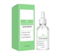 Sérum de traitement des points d'acné pour le visage avec sérum facial à 2 % d'acide salicylique pour les peaux sujettes à l'acné, rougeurs apaisantes, soin de la peau à l'huile purifiante pour
