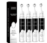 Sérum de traitement Milia Remover, traitement des taches pour une peau claire, sérum contre l'acné pour les yeux et le visage, facile à porter (4pcs)