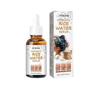 Sérum d'eau de Riz fermenté, Huile de Sérum de Croissance Anti-Chute de Cheveux, Huile de Soin Capillaire Répare Les Frisottis Hydratant Favorise La Pousse des Cheveux Plus Épais - 10ml