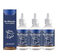 Sérum dentaire à base d'hydroxyapatite de qualité nano | Renforce les dents,soulage la sensibilité dentaire,répare l'émail, prévient les caries | Soin quotidien de la bouche et des gencives (3pcs)