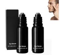 Sérum d'œil pour les hommes réduisent les cercles sombres,Sérum d'œil de caféine pour les hommes et rouleau pour les sacs sous les yeux,Réduit l'apparence des rides sous les yeux, (2)