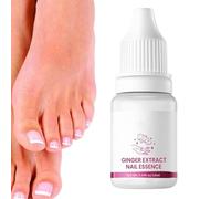Sérum D'ongles Au Gingembre, 10ml Traitement Fongique Naturel des Ongles, Traitement de 7 Jours Contre les Champignons des Ongles pour les Ongles des Pieds, Fortifiant pour les Ongles en Profondeur