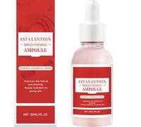 Sérum éclaircissant à l'astaxanthine, ampoule faciale éclatante pour femme, essence feuchtigkeitsspendende légère pour un teint éclatant, structure et élasticité de la peau améliorées (1pcs)