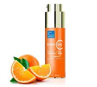 Sérum éclaircissant, anti-imperfections, anti-taches, dépigmentant et anti-âge avec acide hyaluronique, vitamine C et collagène - Routine de soins quotidiens de la peau avec EnergyCssime - 30 ml