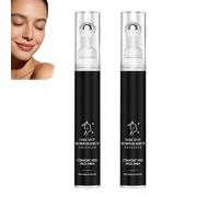 Sérum éclaircissant contre les taches brunes avec applicateur à rouleau, sérum éclaircissant pour le visage, essences faciales légères et non grasses, sérums hydratants pour la avec rayonnement (2PCS)