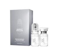 Sérum Éclat - Rouleau de massage doux pour le visage et sérum, apaisant et hydratant, réduisant le teint terne et les poches, coffret de soins portable