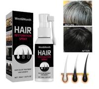 Sérum En Spray Pour Cheveux Gris À Base De Plantes, Traitement Pour La Pousse Des Cheveux Blancs, Réparation