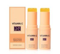 Sérum en stick à la vitamine C - Sérum visage et corps éclaircissant et hydratant, anti-taches brunes, soin anti-âge, baume contour des yeux à la vitamine C pour les rides et ridules (2)