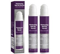 Sérum épaississant pour cheveux anti-chute, sérum épaississant à bille, soin du cuir chevelu hydratant et nourrissant, formule naturelle non grasse, absorption rapide, réduit le sébum (2PCS)