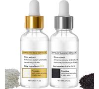 Sérum exfoliant noir et blanc au riz exfoliant pour le visage, exfoliant pour le visage, exfoliant pour le visage, exfoliant pour le visage, exfoliant pour le visage, sérum exfoliant pour le visage