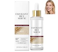 Sérum exfoliant visage au riz blanc et noir, exfoliant doux visage et corps, hydratant et éclaircissant, anti-âge, unifie le teint pour tous types de peau. (white rice*1)