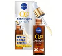 Sérum expert double action anti-rides à la coenzyme Q10 - 30 ml | Bloque les dommages du sucre, lisse les rides, effet anti-âge