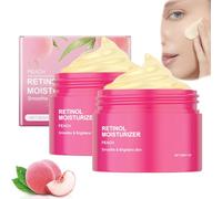 Sérum hydratant au rétinol à la pêche, crème pour le visage au rétinol et à la niacinamide, hydratant apaisant et éclaircissant pour le visage, sérum anti-rides pour le visage au rétinol (2 pcs)