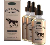 Sérum hydratant au suif, soin liquide raffermissant, hydratation et boost de collagène, non gras, gouttes illuminatrices, texture légère et absorption rapide, pour femmes et hommes