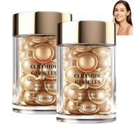 Sérum hydratant Ceramid Capsules, réparation quotidienne de la peau et hydratation, capsules raffermissantes anti-âge pour ridules et élasticité, éclaircissant et éclaircissant Ceramid Essence (2pcs)