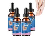 Sérum hydratant pour ongles au gingembre et à l'arbre à thé,soin quotidien ples ongles des orteils,des ongles doux et lisses,femmes et hommes, soin rafraîchissant les ongles des orteils (4 PCS)