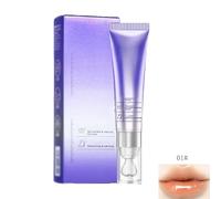Sérum hydratant repulpant et anti-rides pour les lèvres, huile essentielle non collante qui change de couleur, baume longue durée avec embout de massage en alliage de zinc, masque brillant. (A)